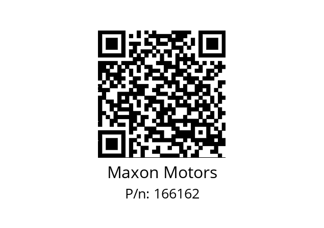   Maxon Motors 166162