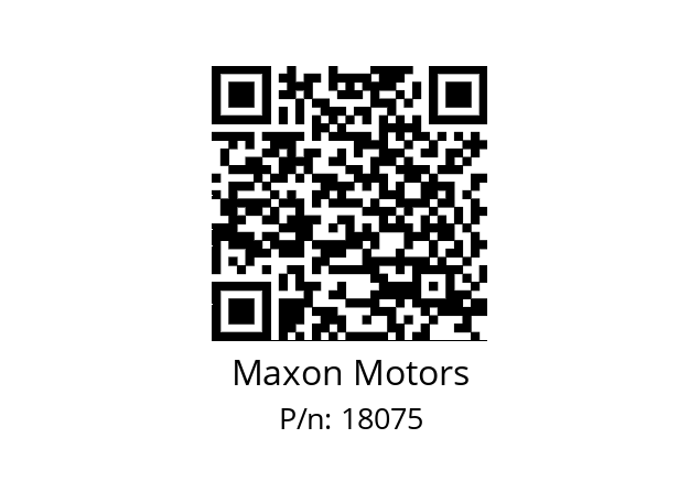   Maxon Motors 18075