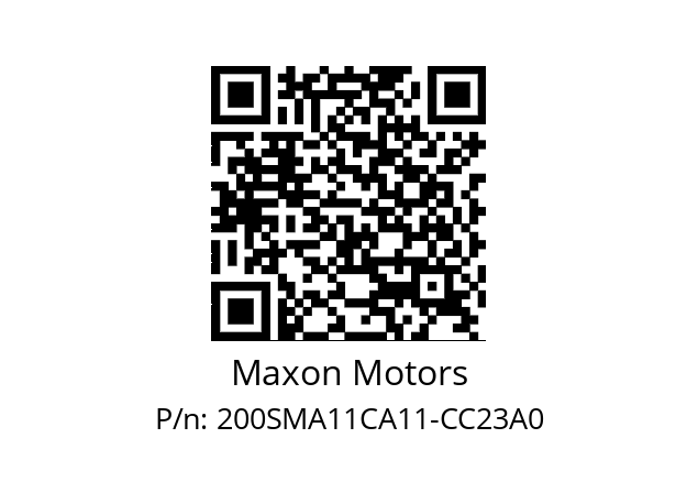   Maxon Motors 200SMA11CA11-CC23A0