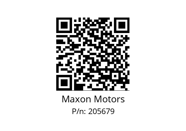   Maxon Motors 205679