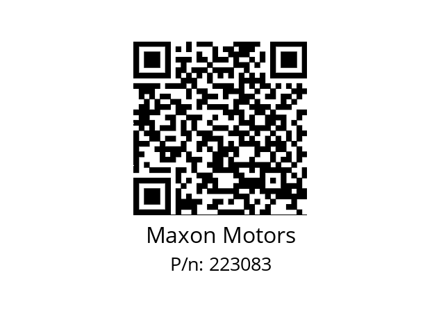   Maxon Motors 223083