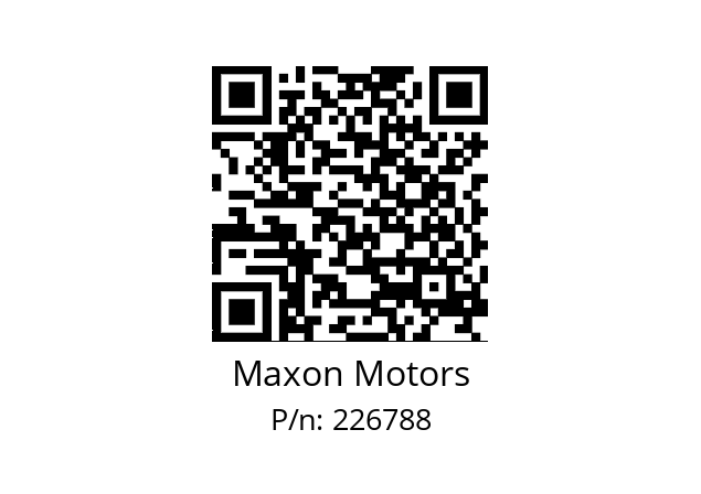   Maxon Motors 226788