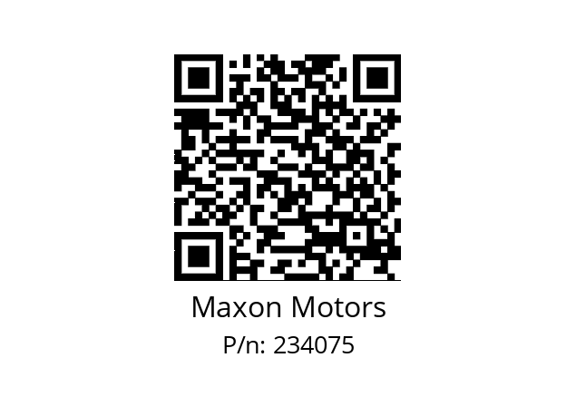   Maxon Motors 234075