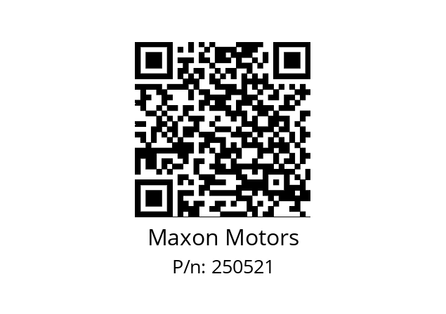   Maxon Motors 250521