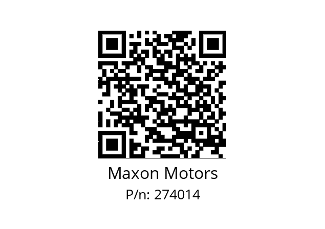   Maxon Motors 274014