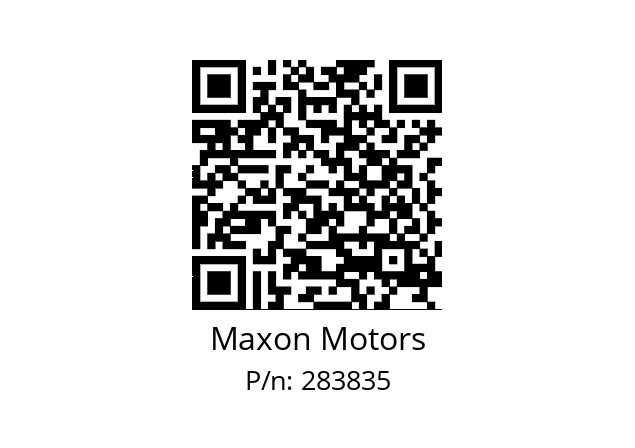   Maxon Motors 283835