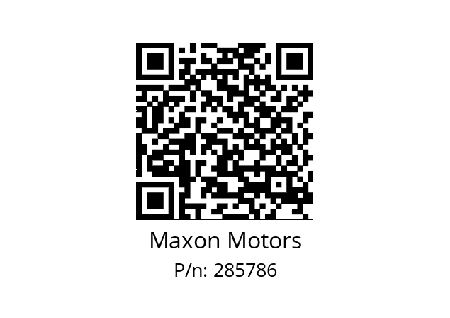   Maxon Motors 285786