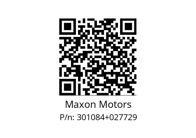   Maxon Motors 301084+027729