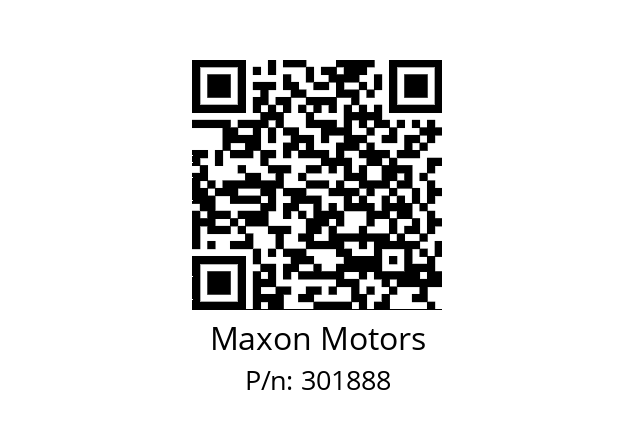   Maxon Motors 301888