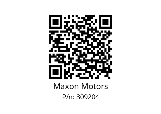   Maxon Motors 309204