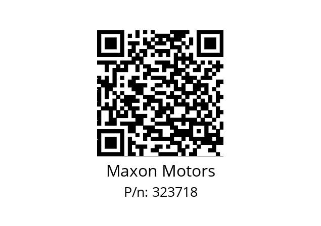   Maxon Motors 323718