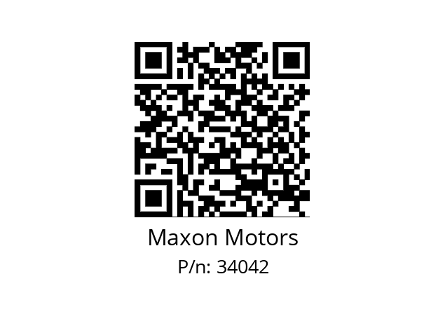   Maxon Motors 34042