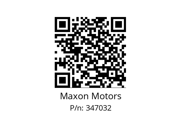   Maxon Motors 347032