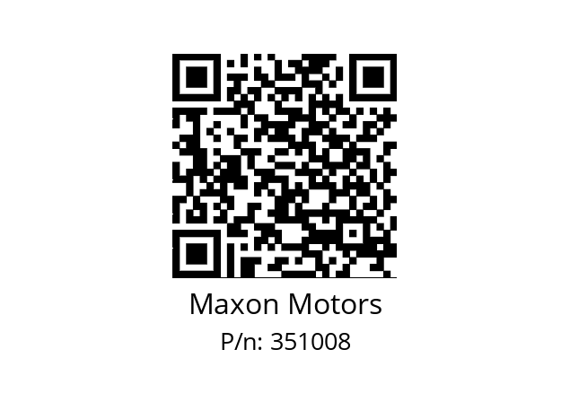   Maxon Motors 351008