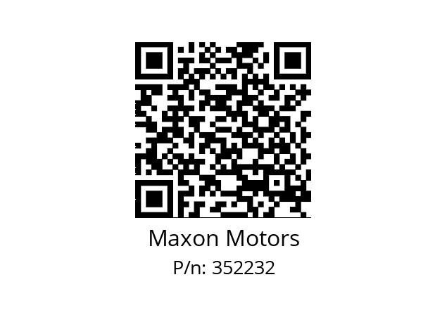   Maxon Motors 352232