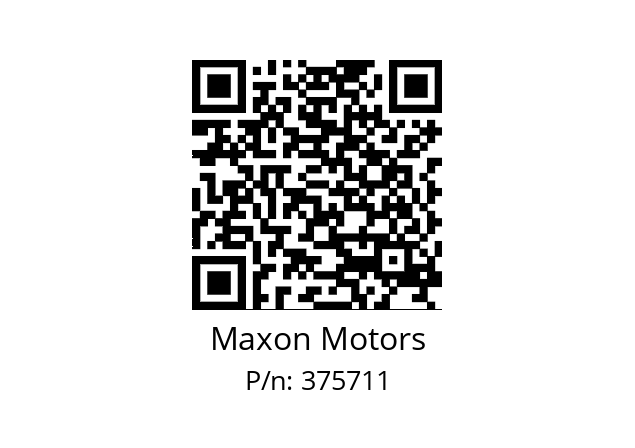   Maxon Motors 375711