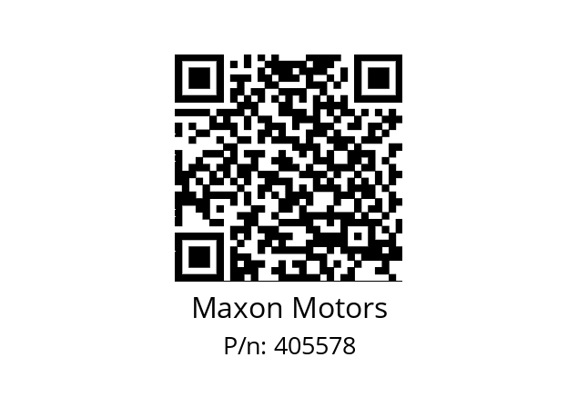   Maxon Motors 405578