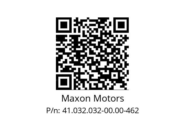   Maxon Motors 41.032.032-00.00-462