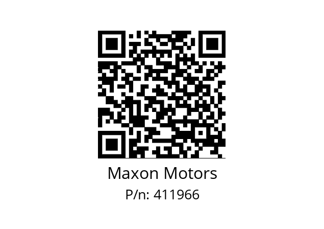   Maxon Motors 411966