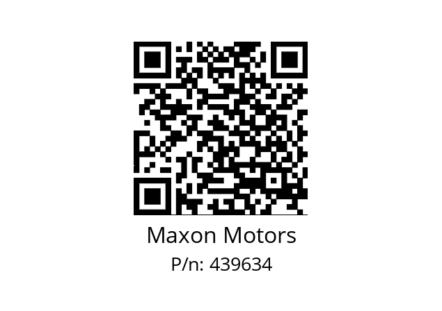   Maxon Motors 439634