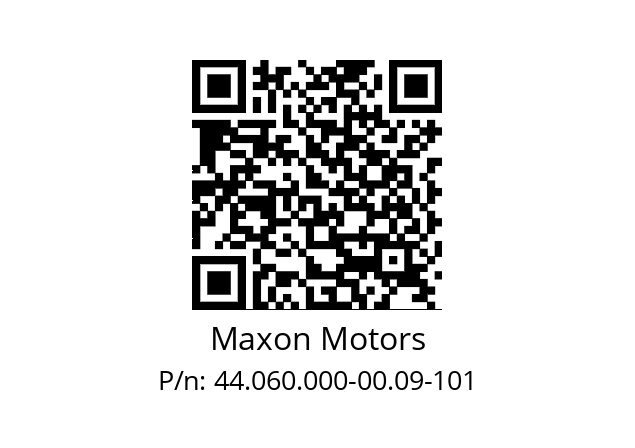   Maxon Motors 44.060.000-00.09-101