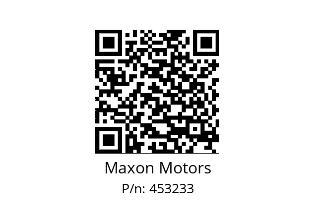   Maxon Motors 453233