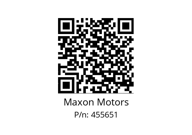   Maxon Motors 455651