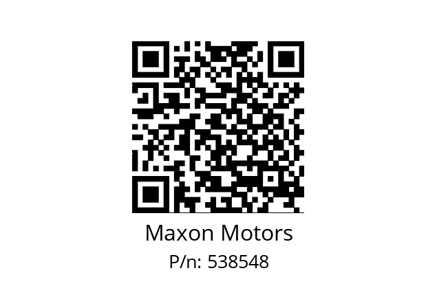   Maxon Motors 538548