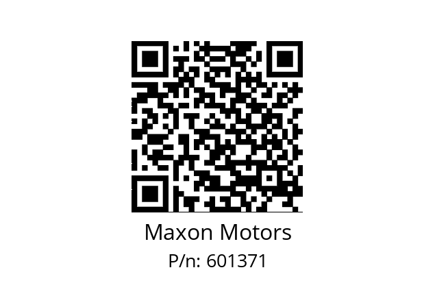   Maxon Motors 601371