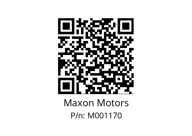   Maxon Motors M001170