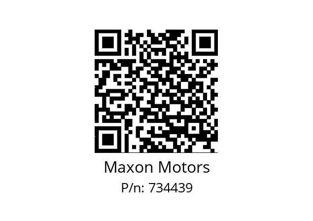   Maxon Motors 734439