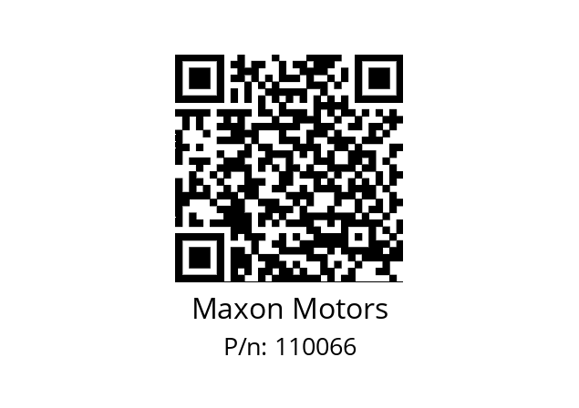   Maxon Motors 110066