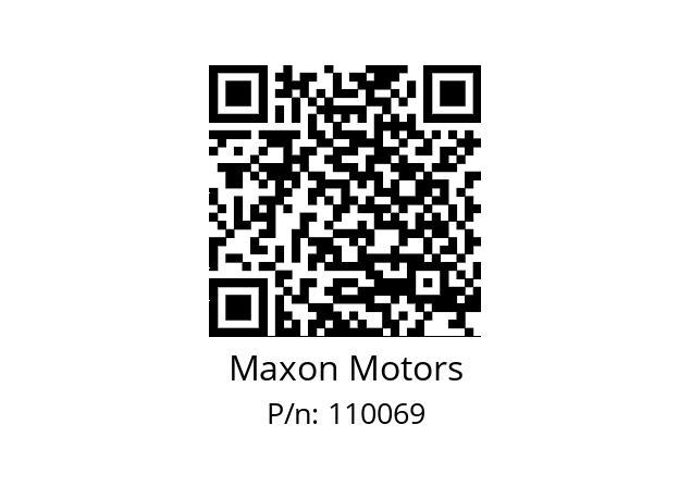   Maxon Motors 110069