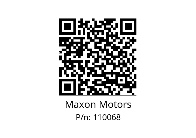   Maxon Motors 110068