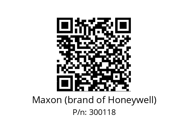   Maxon (brand of Honeywell) 300118