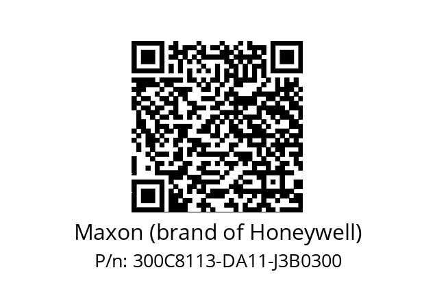   Maxon (brand of Honeywell) 300C8113-DA11-J3B0300