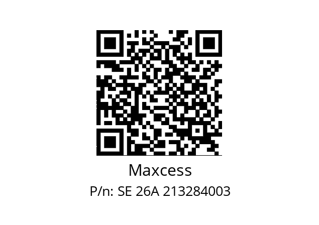   Maxcess SE 26A 213284003