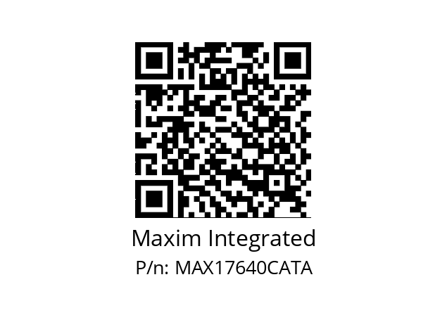   Maxim Integrated MAX17640CATA