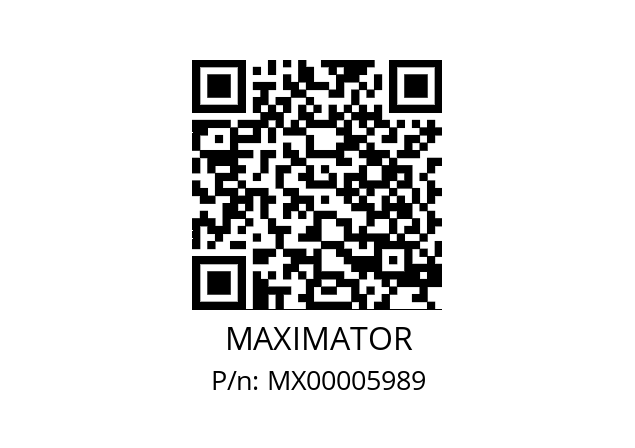   MAXIMATOR MX00005989