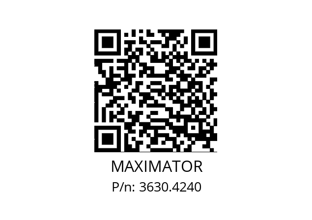   MAXIMATOR 3630.4240