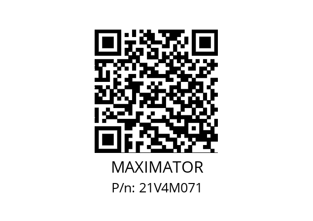   MAXIMATOR 21V4M071