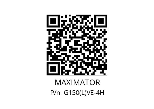   MAXIMATOR G150(L)VE-4H