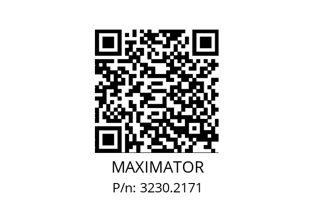   MAXIMATOR 3230.2171