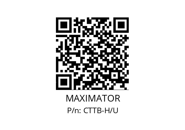   MAXIMATOR CTTB-H/U