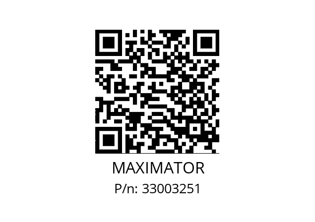   MAXIMATOR 33003251