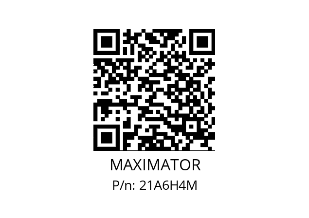   MAXIMATOR 21A6H4M