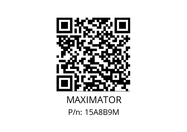   MAXIMATOR 15A8B9M