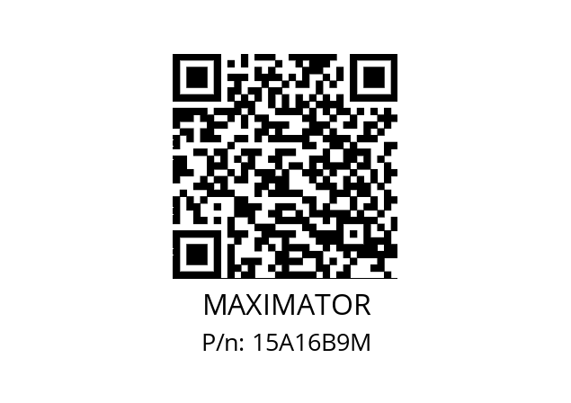   MAXIMATOR 15A16B9M