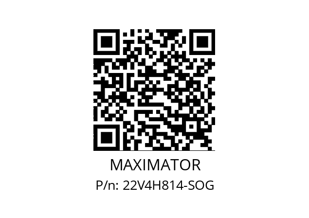   MAXIMATOR 22V4H814-SOG