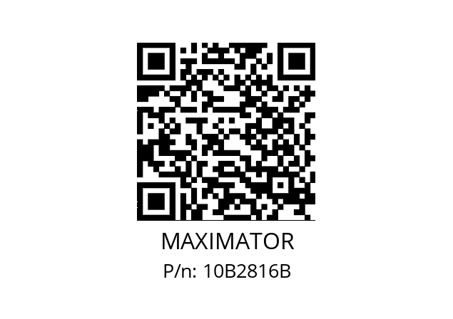   MAXIMATOR 10B2816B